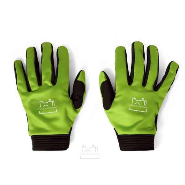 Green gloves