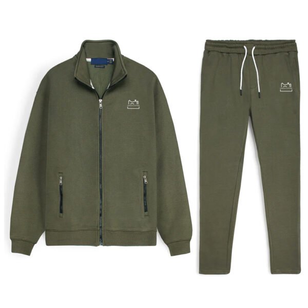 olive green sweatsuit
